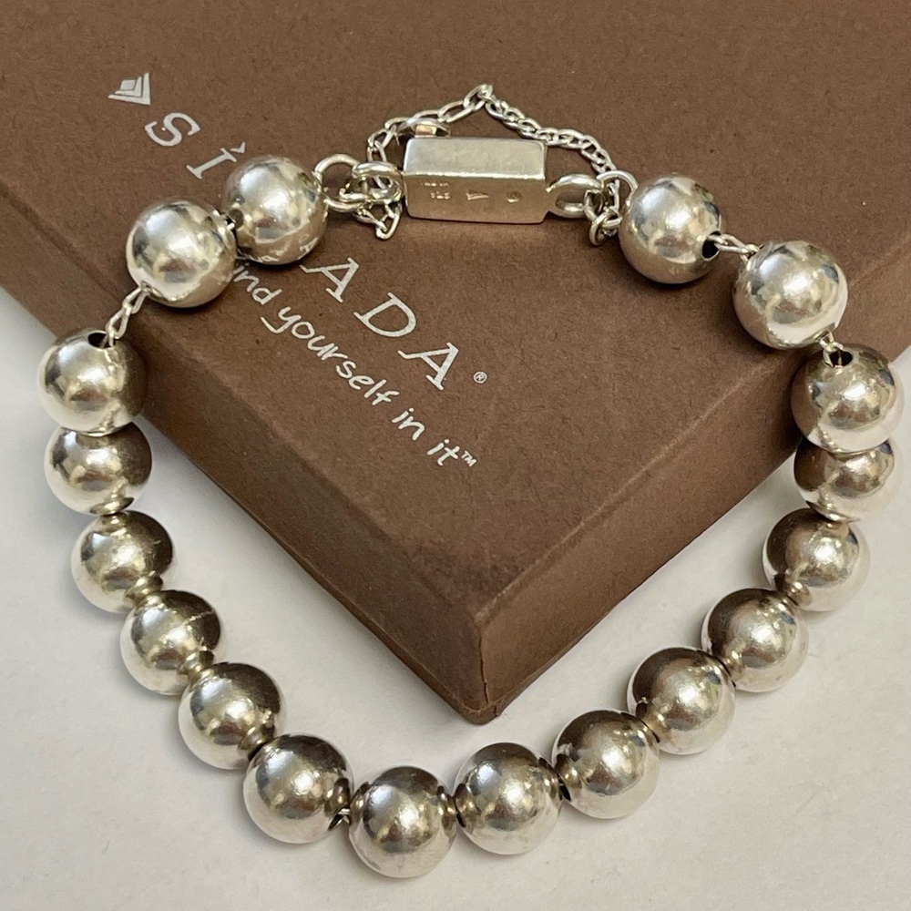 Silpada Sterling Silver Beaded Bracelet